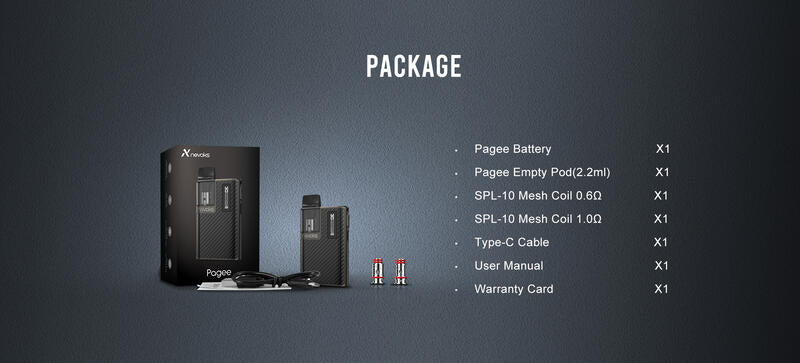 原廠正品 NEVOKS Pagee Pod  佩奇 主機套裝