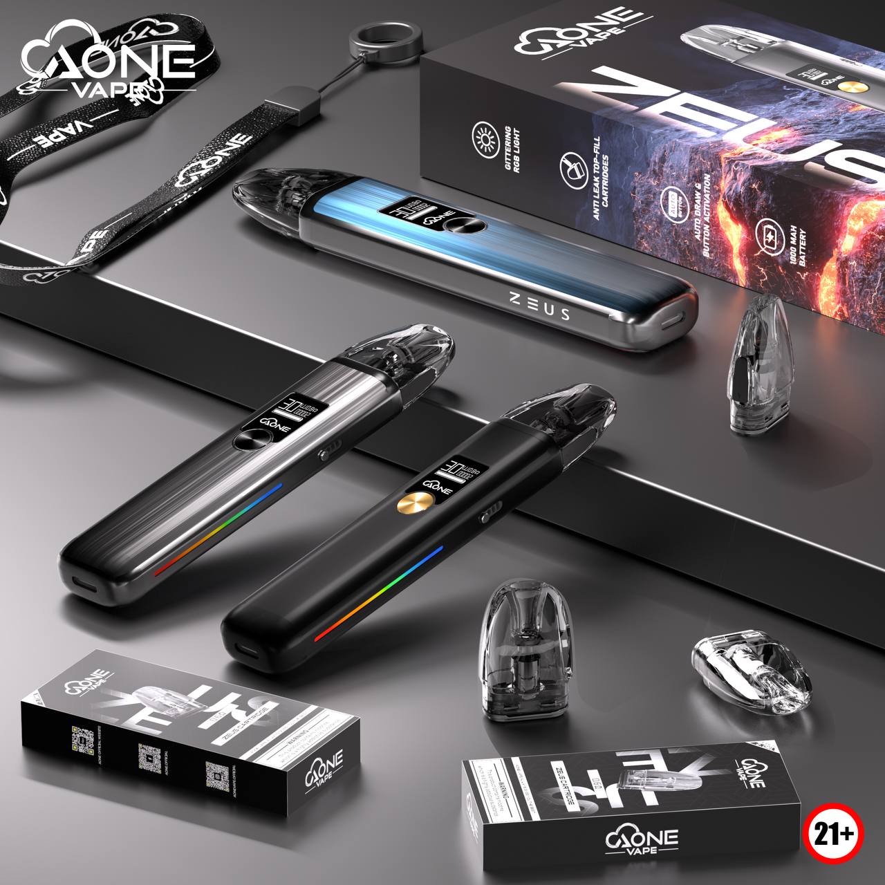 原廠正品 AONE VAPE ZEUS 宙斯 小煙套裝 現貨 新品