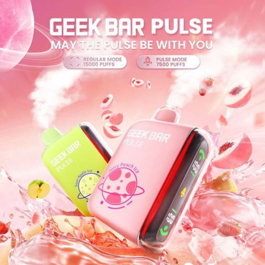 原廠正品 美國大牌 Geek Bar Pulse Vape  15000 口 現貨 一次性 拋棄式 小煙